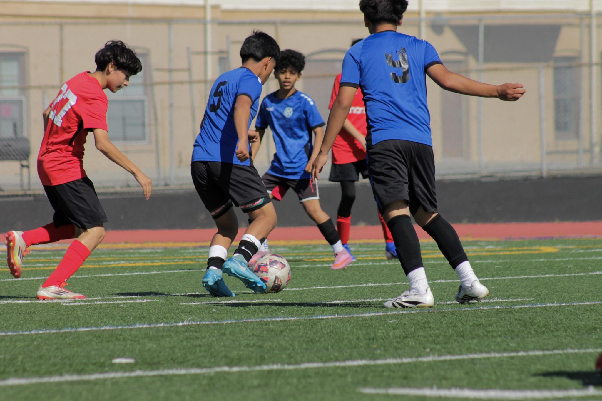 U-15 SWB middle school soccer team.